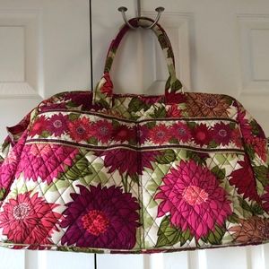Vera Bradley Dahlia Iconic Weekender Travel Bag